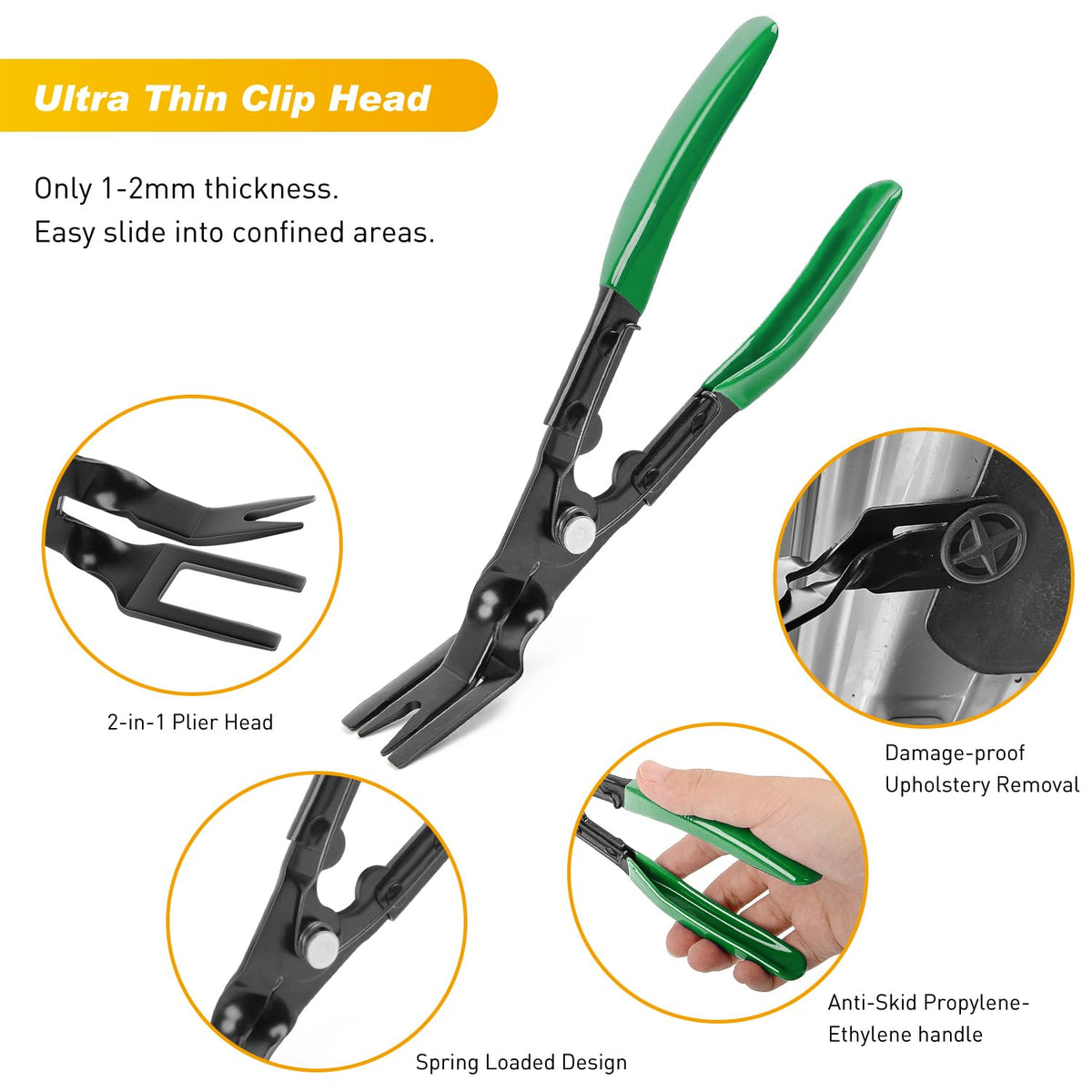 GOOACC tool prying a car door panel safely to prevent scratches and save time
