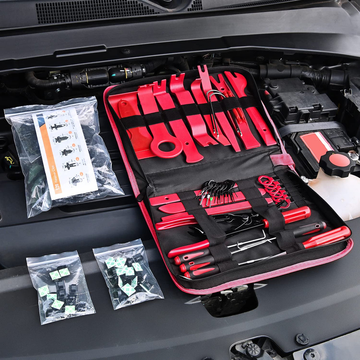GOOACC kit on garage workbench ready for professional or DIY use