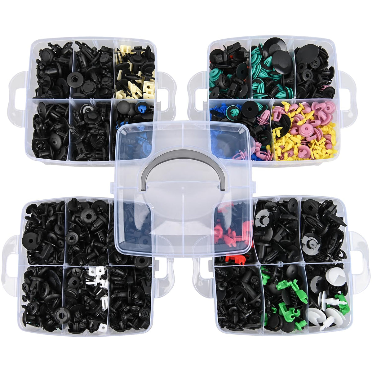 GOOACC kit stored in car trunk for on-the-road repairs and convenience benefit