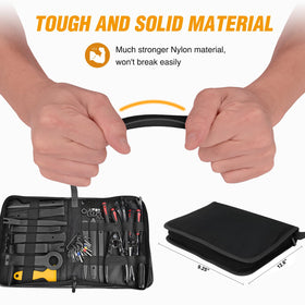 GOOACC portable carry bag packed with organized compartments to keep parts from getting lost