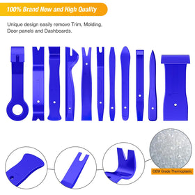 GOOACC stainless keys detail showing thin extraction blades for radios and clips