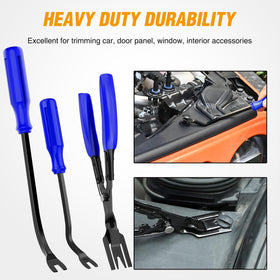 GOOACC steel pliers and small scraper displayed for tougher removal tasks and leverage