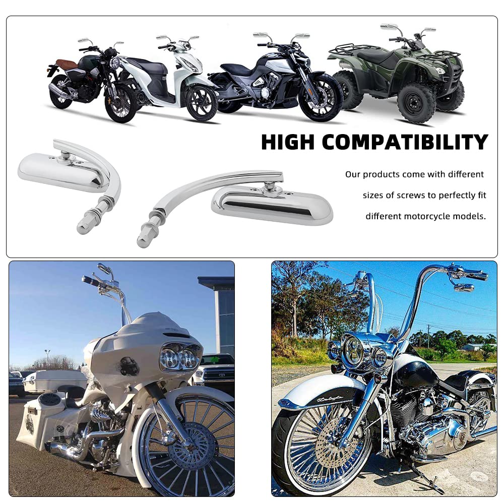 goodfitment side profile mounted on handlebar demonstrating fit on cruiser bikes