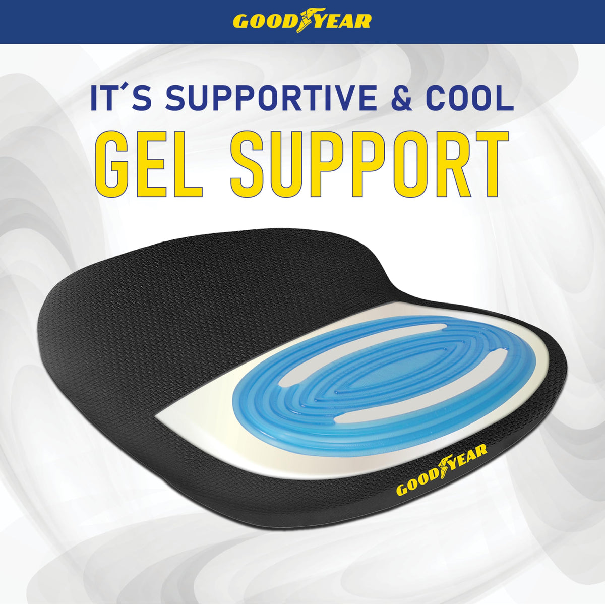 Goodyear built-in carry handle demonstrating easy portability