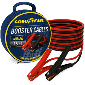 Goodyear front packaging and carrying case showing compact storage benefit