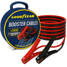 Goodyear front packaging showing complete jumper cable kit and convenience