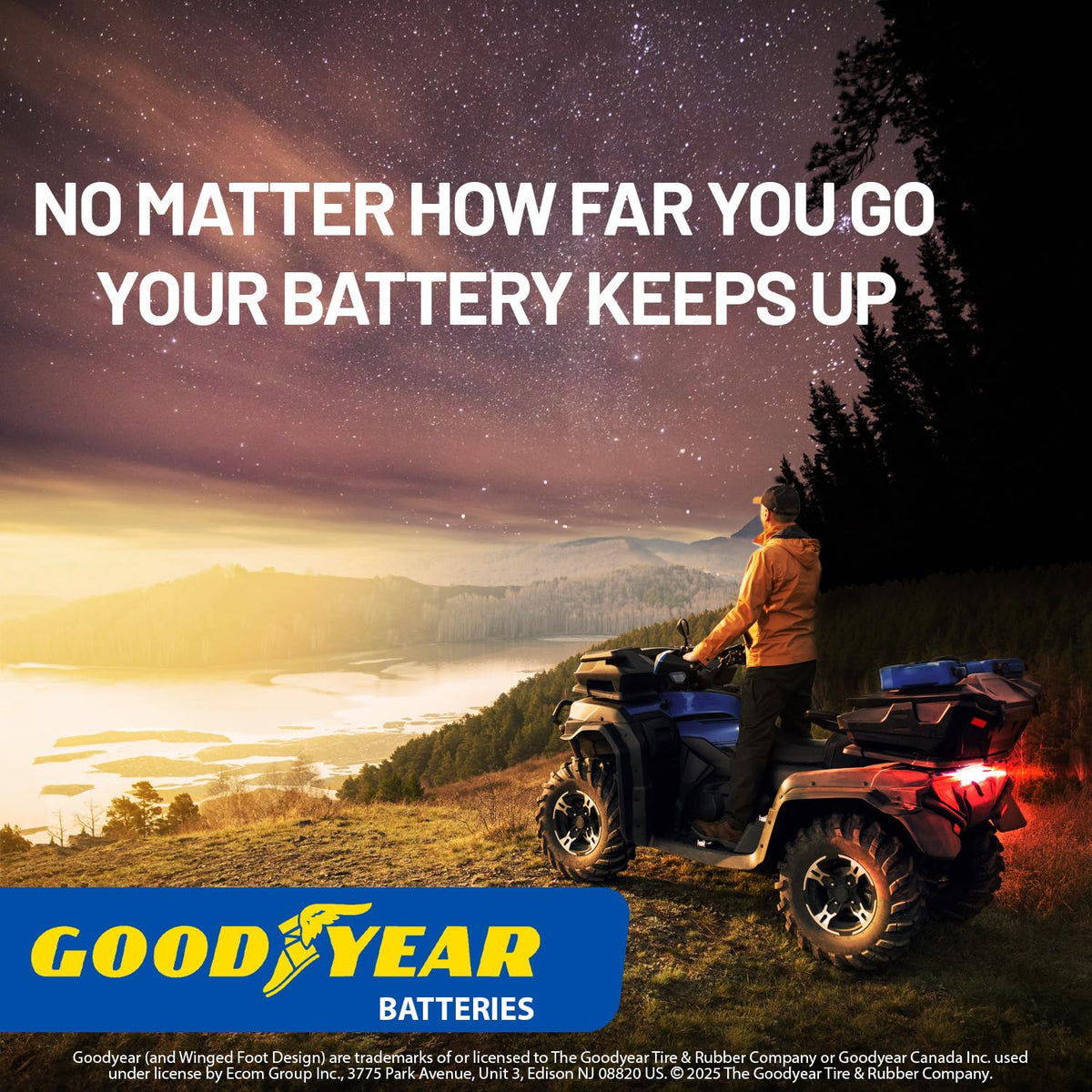 Goodyear GYTX30L next to a ruler showing size for quick compatibility check
