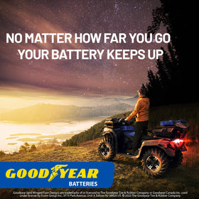 Goodyear GYTX30L next to a ruler showing size for quick compatibility check