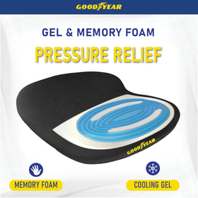 Goodyear textured non-slip base detail preventing cushion movement