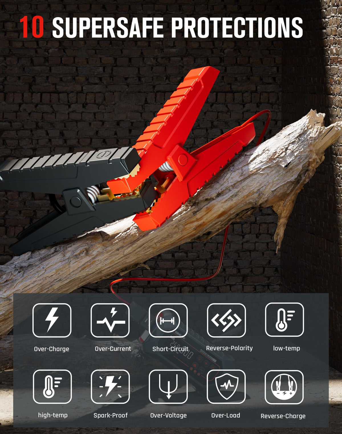 GOOLOO A7 accessories laid out including hoses and nozzles for versatile use