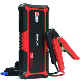 GOOLOO GP3000 front view showing compact durable case and controls, easy transport benefit