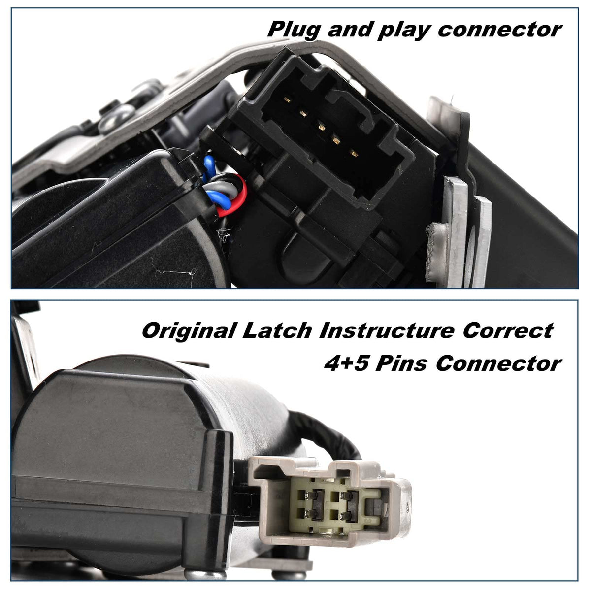 Goopool actuator mounting points detail demonstrating secure OEM alignment