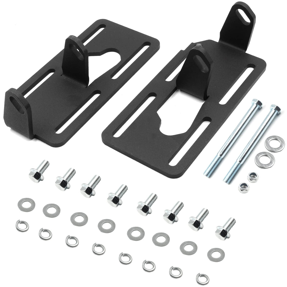 Goopool front view of adjustable LS swap mounts showing fitment and durability