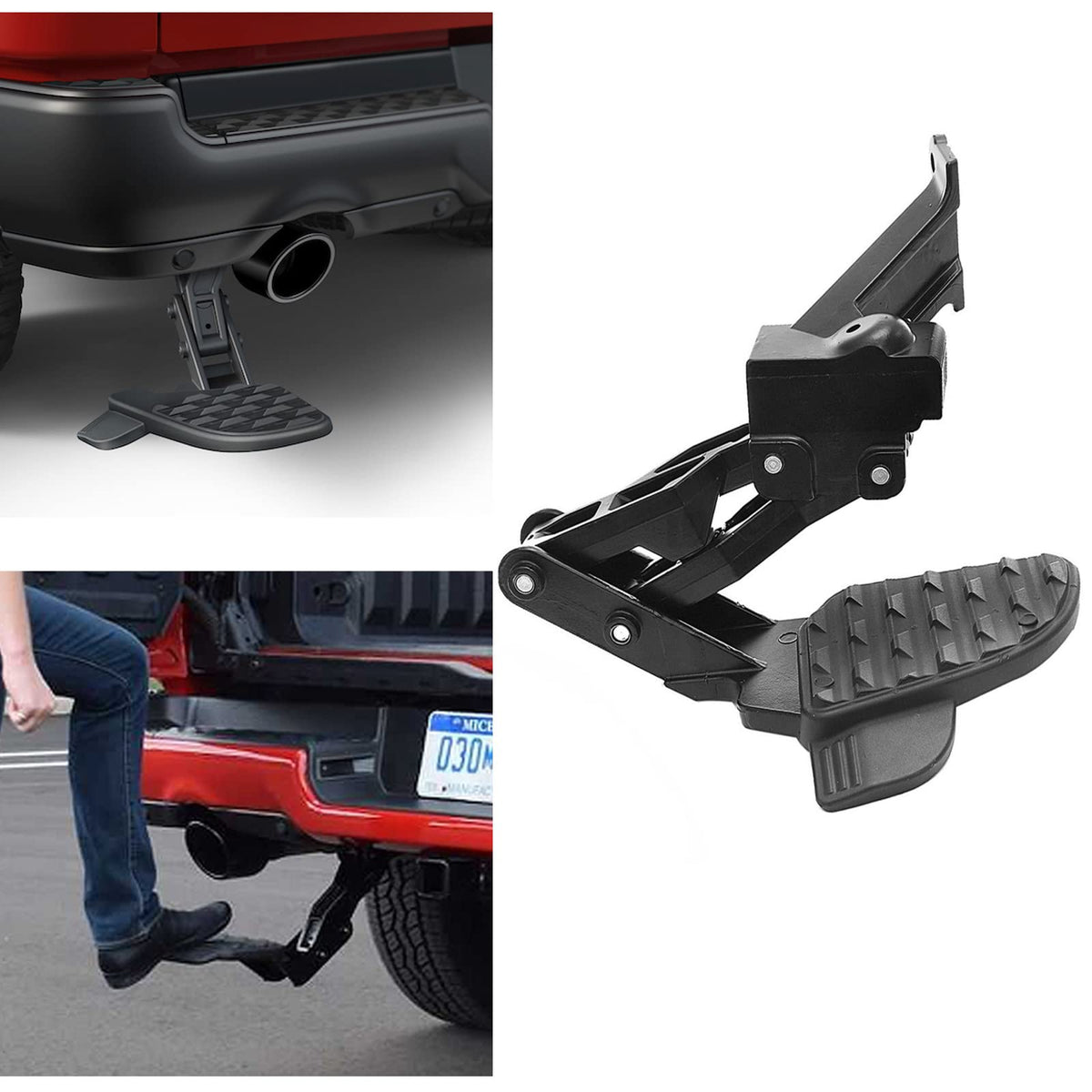 Goopool mounted on Ram bumper left corner demonstrating direct-fit convenience