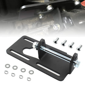 Goopool mounts installed on engine in truck showing secure alignment advantage