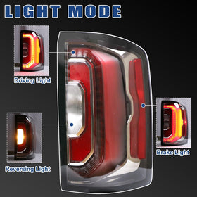 Goopool tail light backside with connector and mounts showing plug-and-play installation benefit