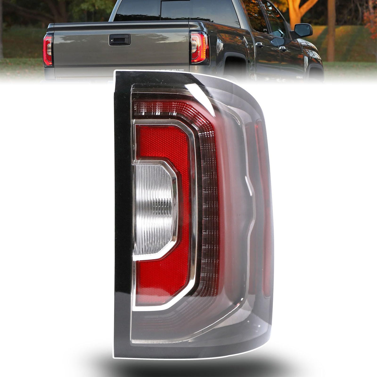 Goopool tail light right assembly front view showing clean fit and finish for easy replacement