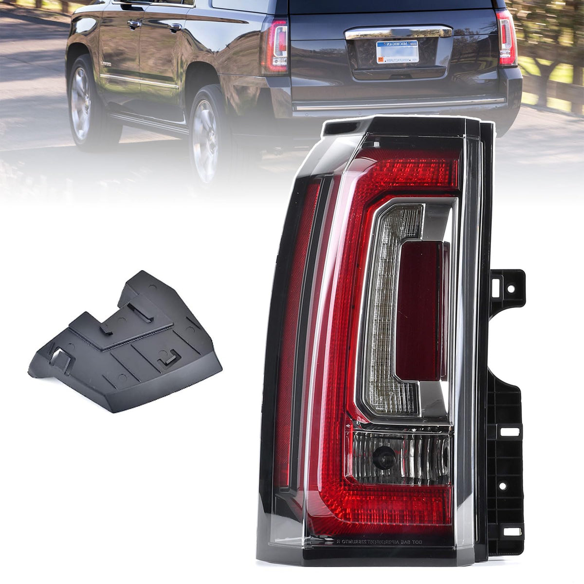 Goopool left tail light front assembly showing clean lens and OE styling benefit