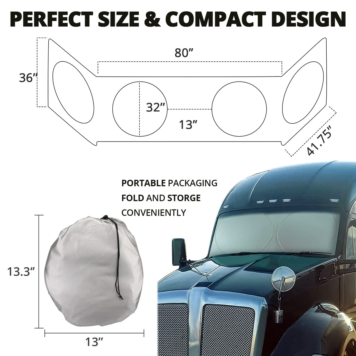 GOOSLA folded into storage bag for compact portability and easy stowage