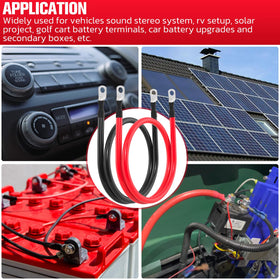 Gopayia cable powering car amplifier showing stable audio performance