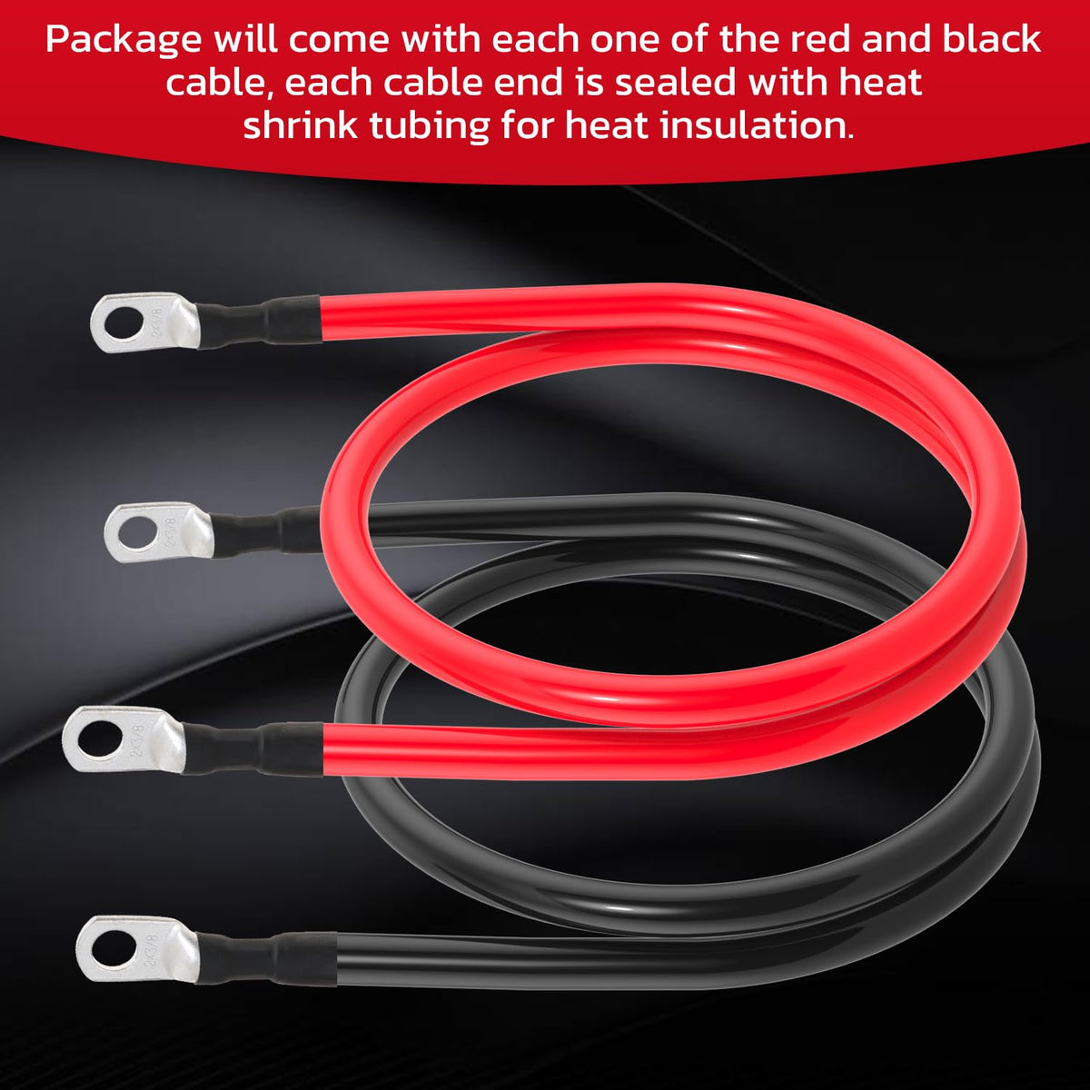 Gopayia cable tied to marine battery showing durable saltwater suitability