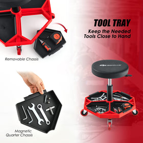 Goplus detail of removable tool trays highlighting organized tool access