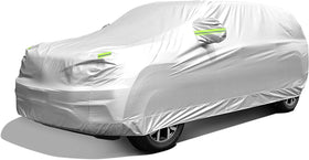 GORDITA front view of cover fitted on SUV showing full protection benefit