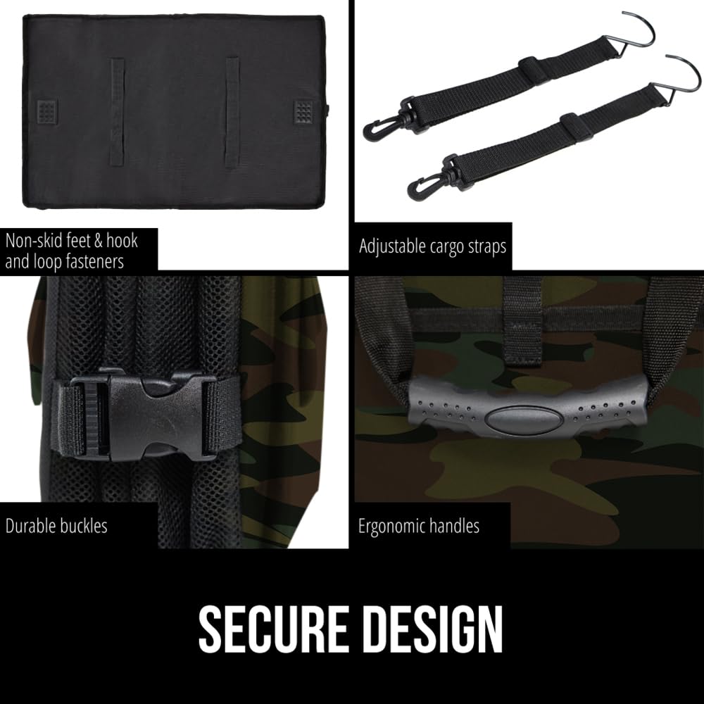 GORILLA GRIP collapsed flat for compact storage to save space at home