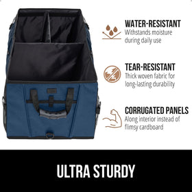 GORILLA GRIP removable divider and buckles allowing customizable compartments