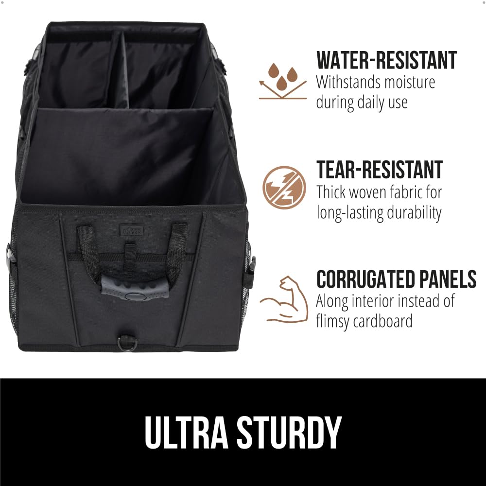 GORILLA GRIP mesh pockets and divider for quick-access organization benefit