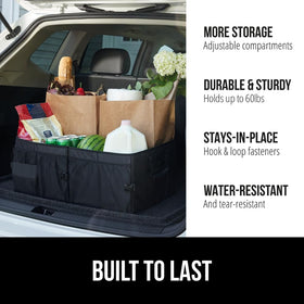 GORILLA GRIP open expanded layout showing capacity and flexible storage benefit
