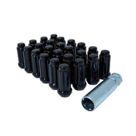 GORILLA lug nuts installed on truck wheel showing finished look and durability