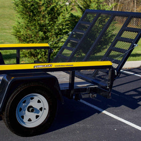 GORILLA-LIFT installed on trailer, demonstrating smoother tailgate operation and control