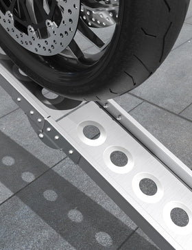 Gorkett ramp in truck bed lifestyle staging showing ready-to-go convenience