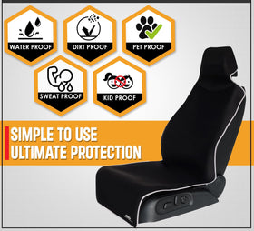 Gorla Gear installed on driver seat showing secure fit and anti‑slip benefit