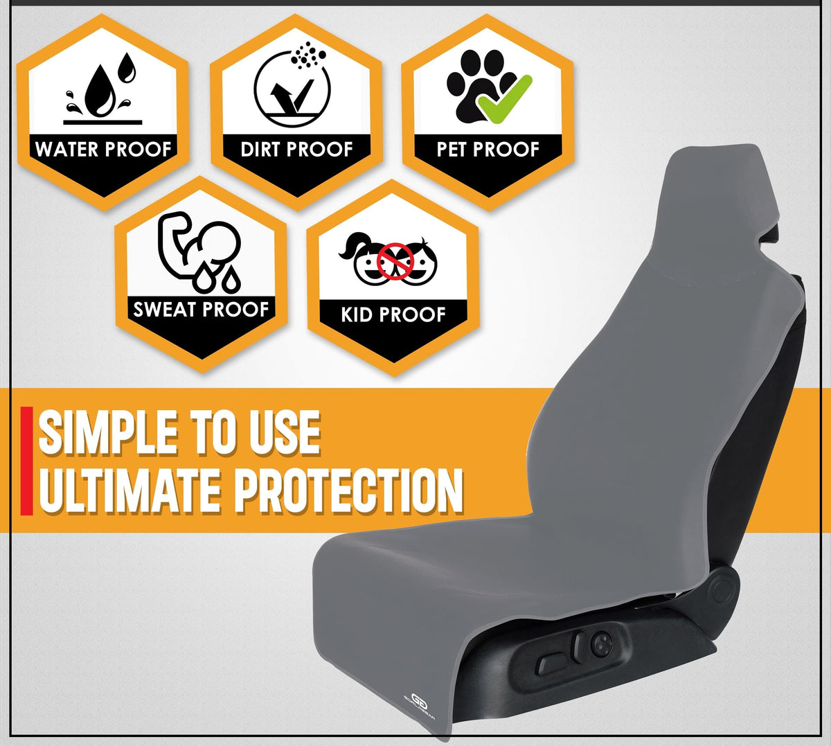 Gorla installed in SUV lifestyle scene keeping seats clean and stylish