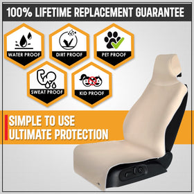 Gorla seatbelt protector velcro fastener protects belts from sweat