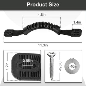 GOROBU close-up of ridged grip detail for improved hand comfort and control