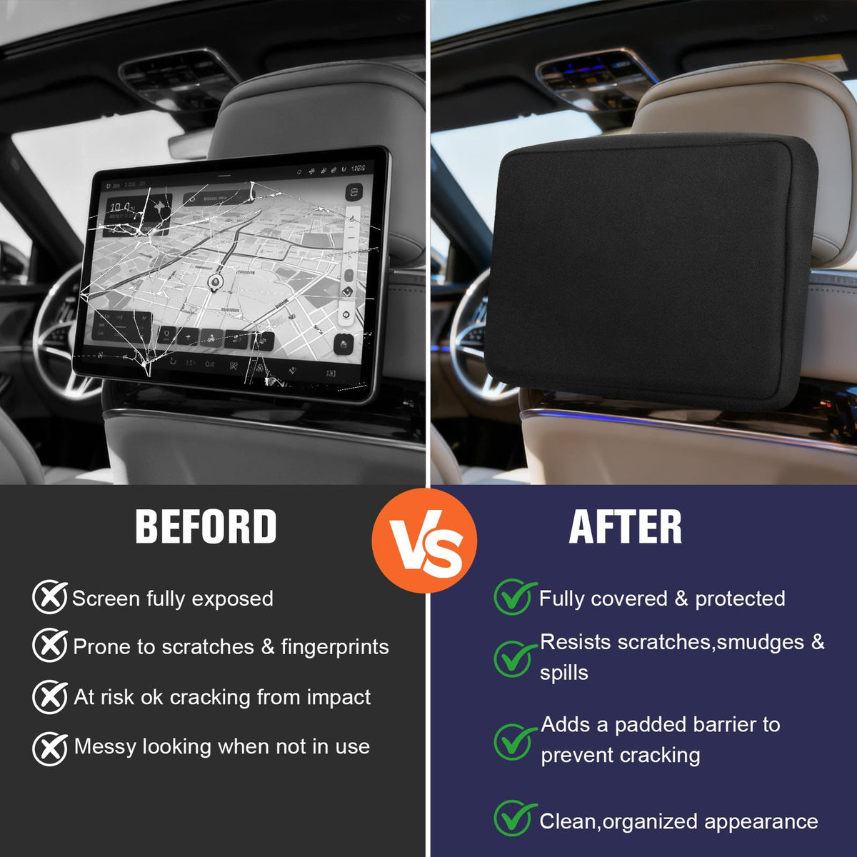 Goroovr drawstring detail with toggle for secure non-slip screen fit