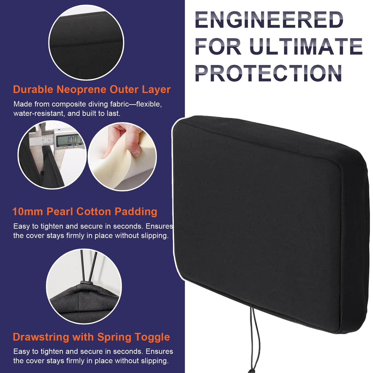 Goroovr cover held in hand showing scale and easy handling advantage