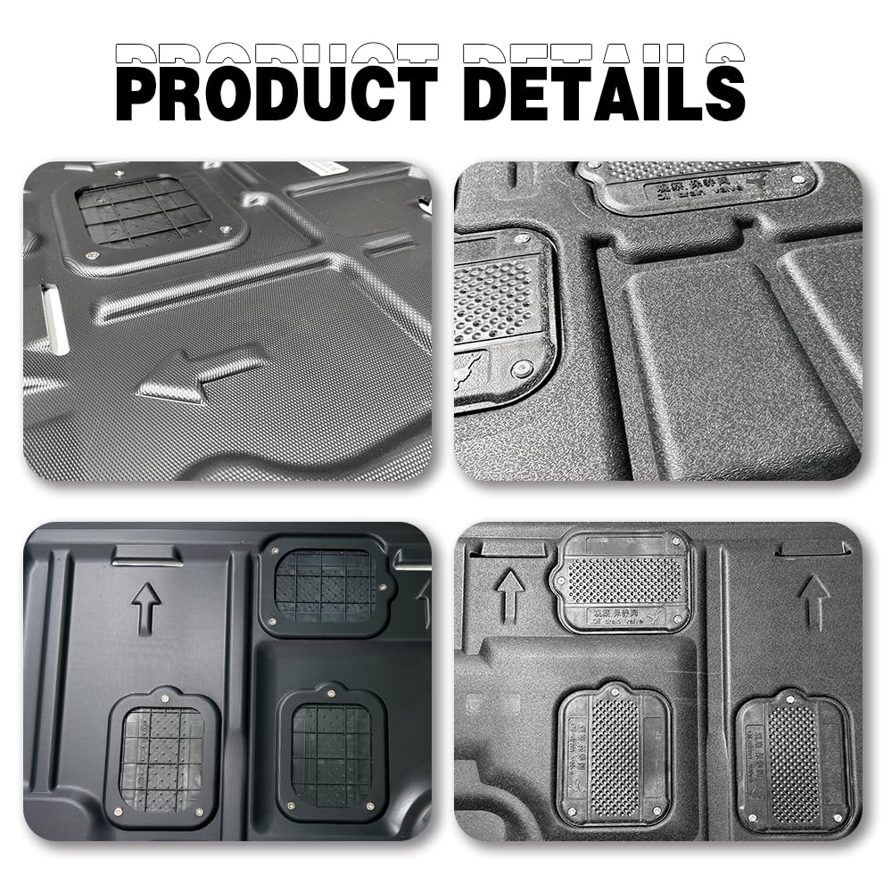Gorzizen lifestyle view of installed shield protecting vehicle on driveway