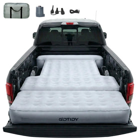 GOTIDY front view of truck bed mattress showing full coverage and neat fit for comfort