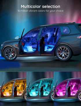 Govee close-up of LED strip texture highlighting color quality and finish