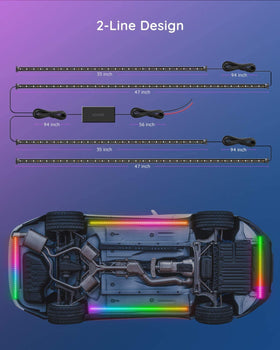 Govee lights reacting to music demonstrating dynamic sync benefit