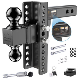 Govlvet front view hitch showing robust profile and easy installation benefit