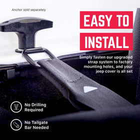 GPCA cargo cover folding up for quick access demonstrating convenience