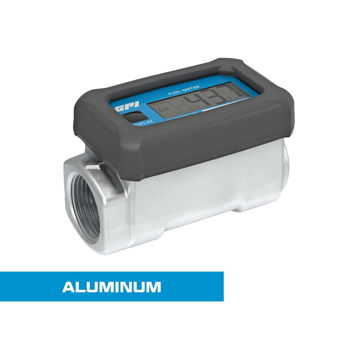 GPI close-up of aluminum body highlighting durable construction