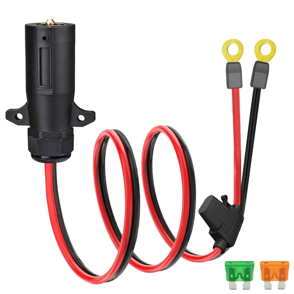 GragicSZ front view of 7-pin to O-ring adapter showing connectors and jacket for reliable hookup