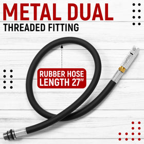 Granatan close-up of dual-threaded metal fitting for secure spark plug fit