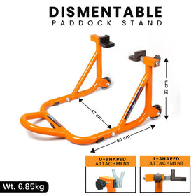 GRAND PITSTOP polypropylene caster wheel detail for smooth, stable rolling and placement